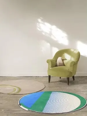 Роскошный круглый ковер для пожилых людей семейная гостиная спальня