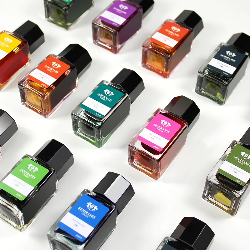 Перьевая ручка 15 мл винтажная карандаш с цветными чернилами перьевая без карбона