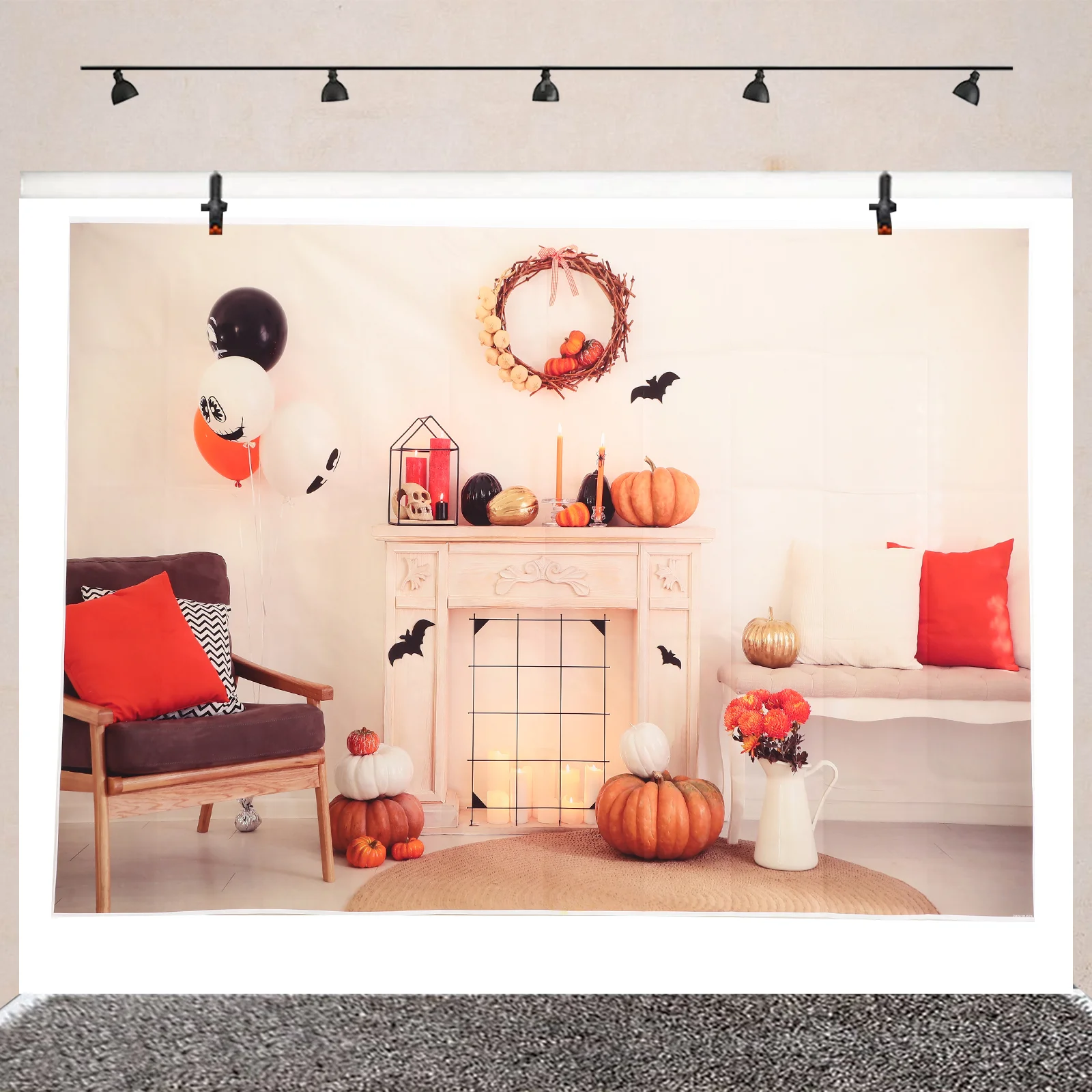 

Photography Backdrop Spooky Scary Background Cloth Party Decor