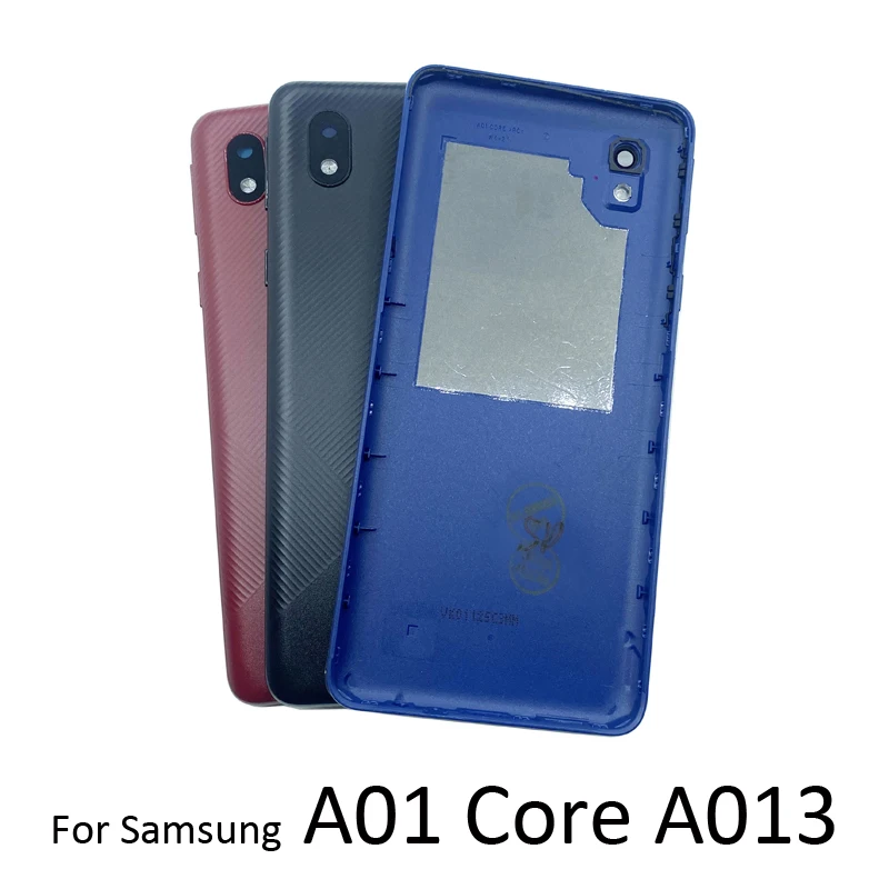10 шт. для Samsung Galaxy A01 Core A013 A013F A013G оригинальный новый корпус для телефона задняя панель с кнопками питания и громкости объектив