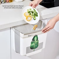 kitchen hanging garbage cans can be folded wall mounted garbage cans living room toilet can be used easy to install clean use