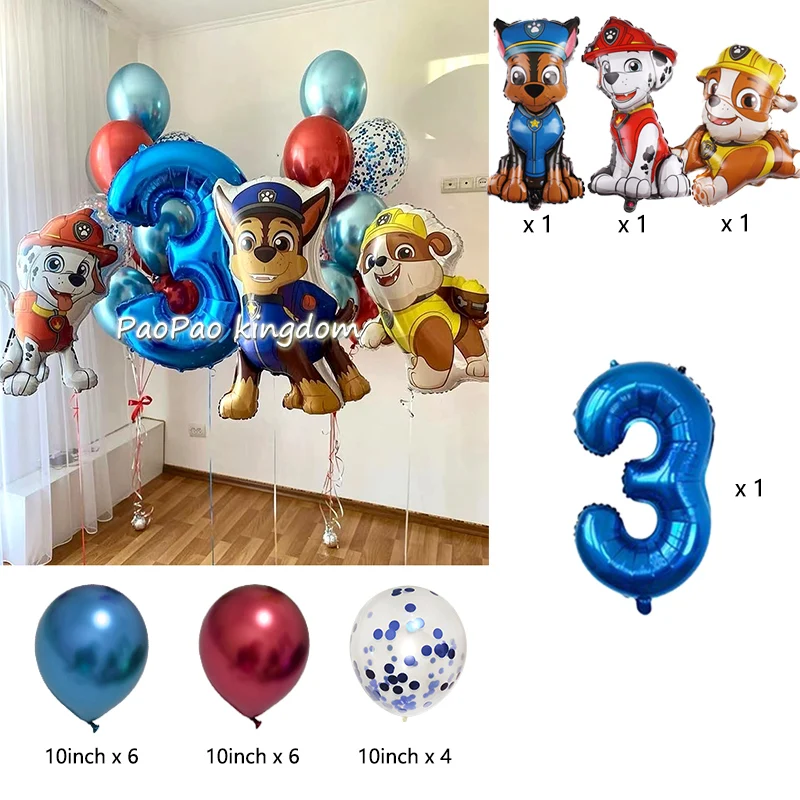 

Фольгированные шары «Щенячий патруль» ChaoShengDongMan