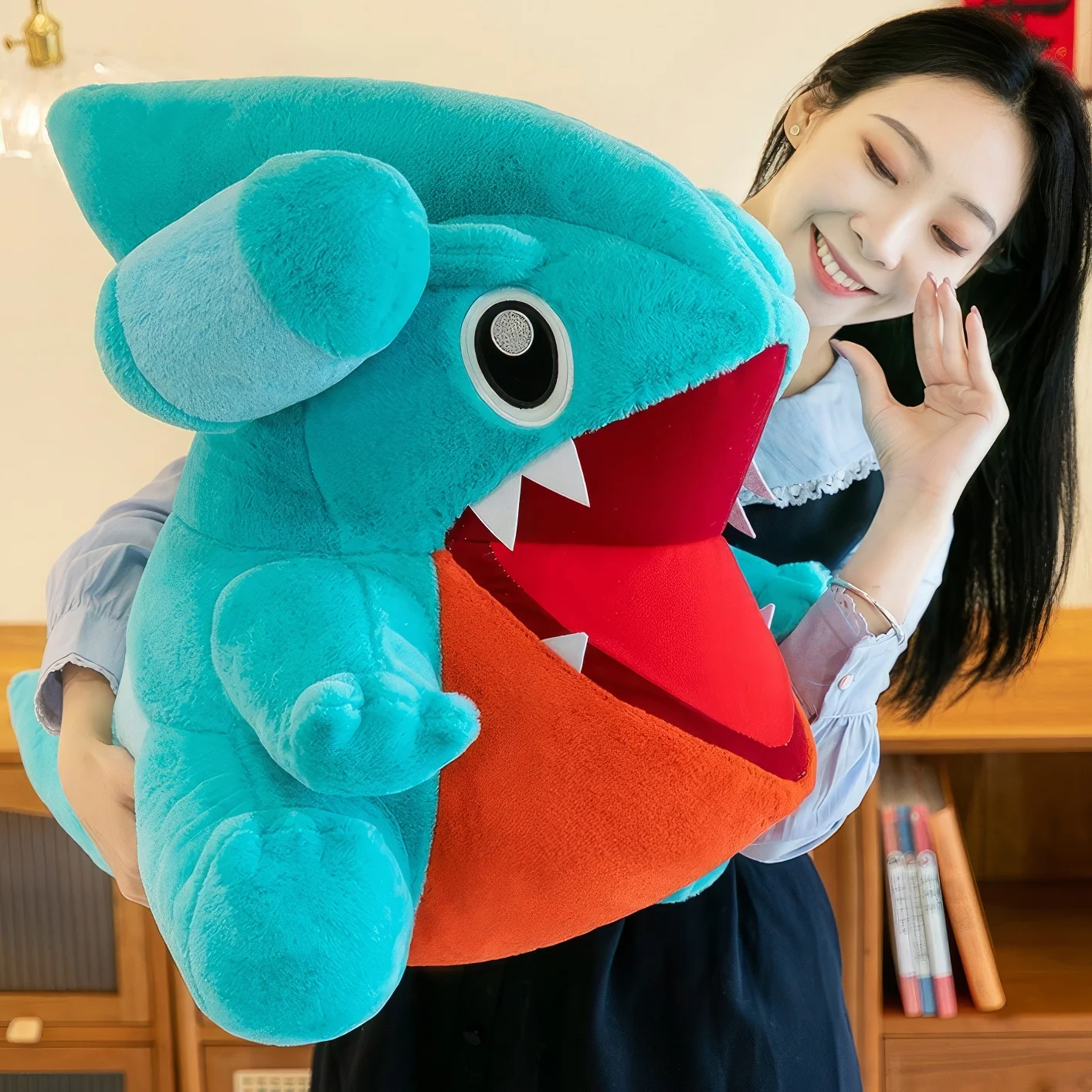50 см мультяшная плюшевая игрушка Pokémon Gible Kawaii Pokemon Shark мягкая тряпичная кукла