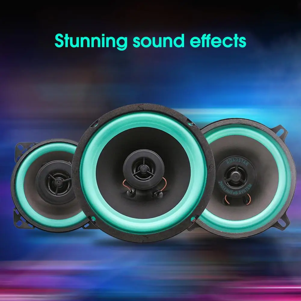 

Car Audio Speaker Good Sound Quality Responsive HiFi Level Stereo Effect Lossless 80W Car Coaxial Stereo Speaker for Automobile