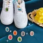 Свадебные туфли жемчужного цвета и драгоценный камень украшение с кристаллами бриллиантов, аксессуары для пряжки для обуви для женщин шнурки подвески шнурки для ювелирных изделий