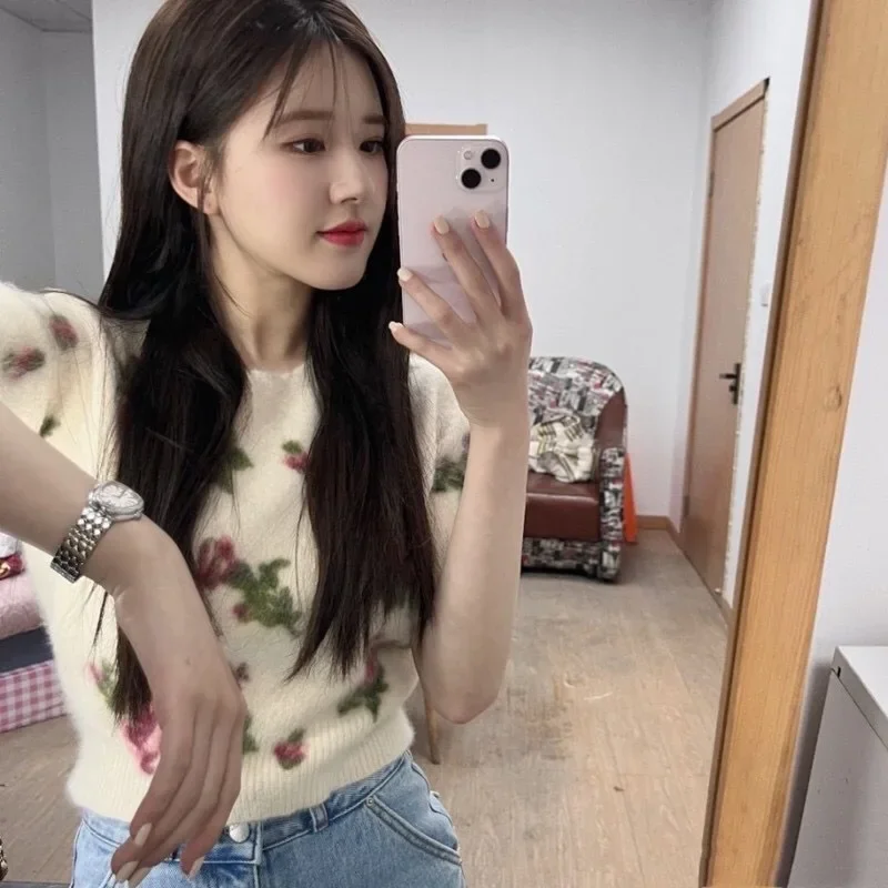 Zhao Lusi Дизайнерский стиль знаменитостей Модный французский романтический цветок