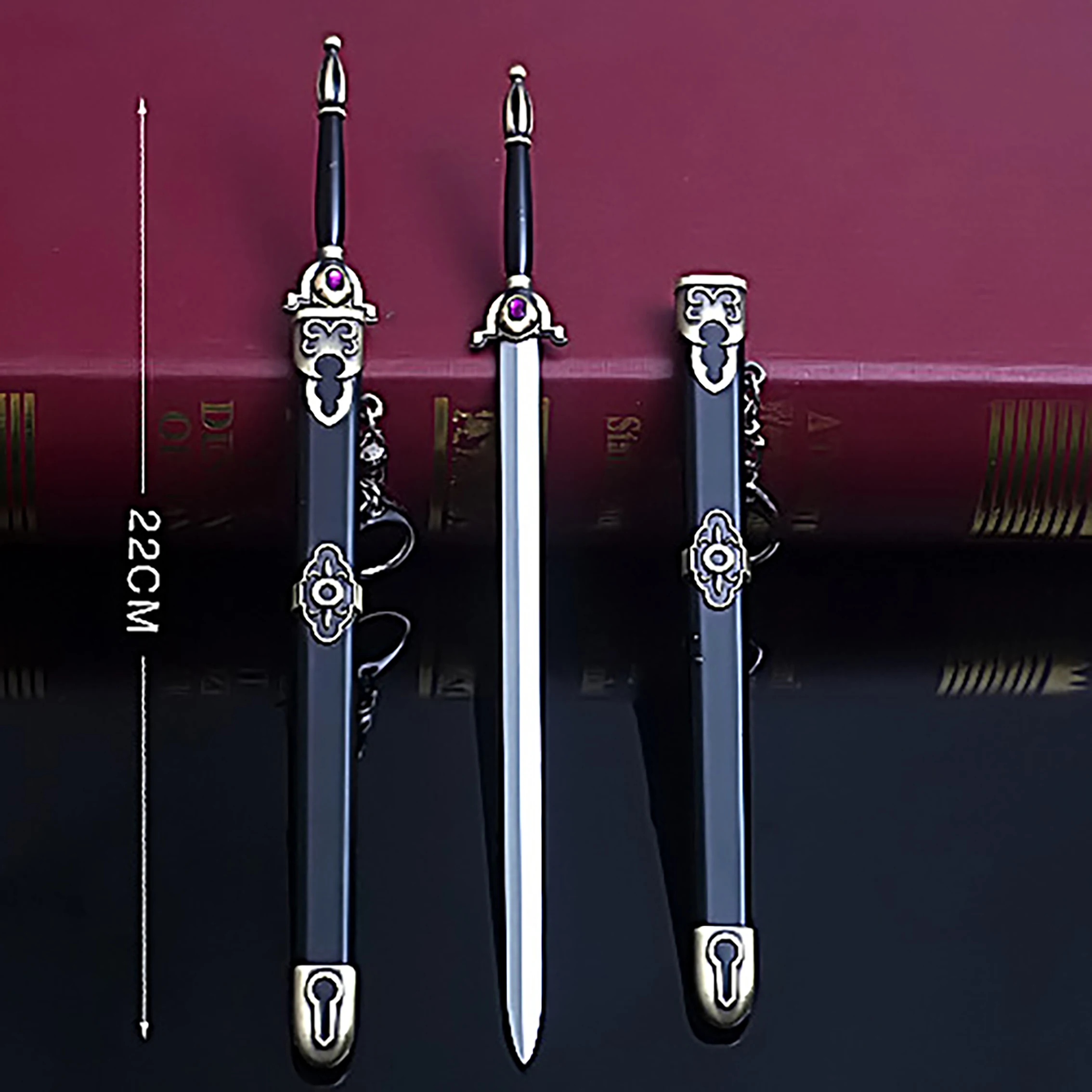 Fate Night Surrounding Fate Lanling King Sword Alloy Model 22cm Sword Ornaments Metal Die Casting Mini Toy Ornaments Collection images - 6