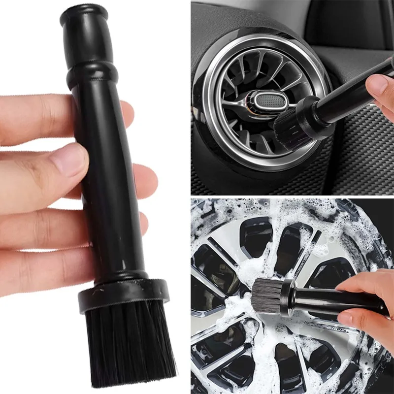 

1/2pcs Universal Car Cleaning Brush Wheel Hub Screw Cleaning Brush Auto Dashboard Air Outlet Gap Brushes Cars Care Beauty Brush