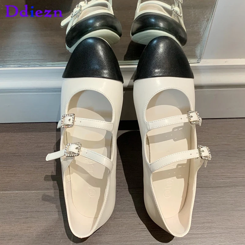 

Туфли женские атласные на плоской подошве, классические сандалии с круглым носком, в винтажном стиле, Лолита, летняя обувь, весна-лето