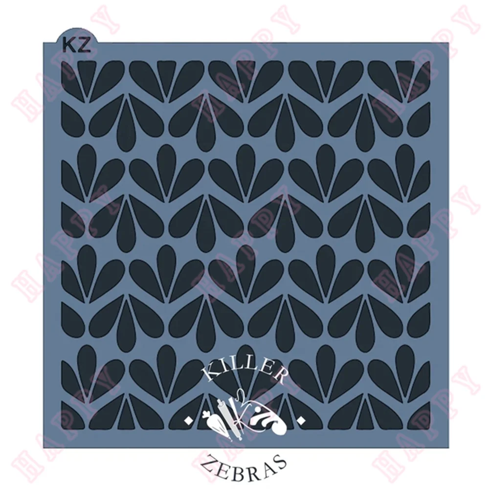New Plastic Stencils Raindrops Scrapbooking Painting Phone Album Decoration Embossing DIY Paper Craft Fairy Layering Template