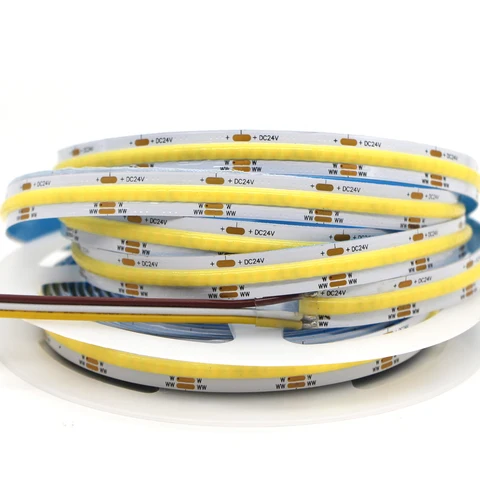 Светодиодная лента Viktorovna COB CCT 2700-6500k 608 светодиодов 12/24В