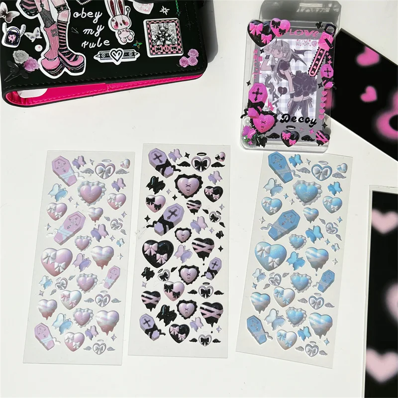 Корейские милые наклейки в стиле милых влюбленных бабочек материал сделай сам