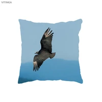 cushion cover home decoration eagle flight sky printed bedding pillowscase car sofa decorative pillowcase