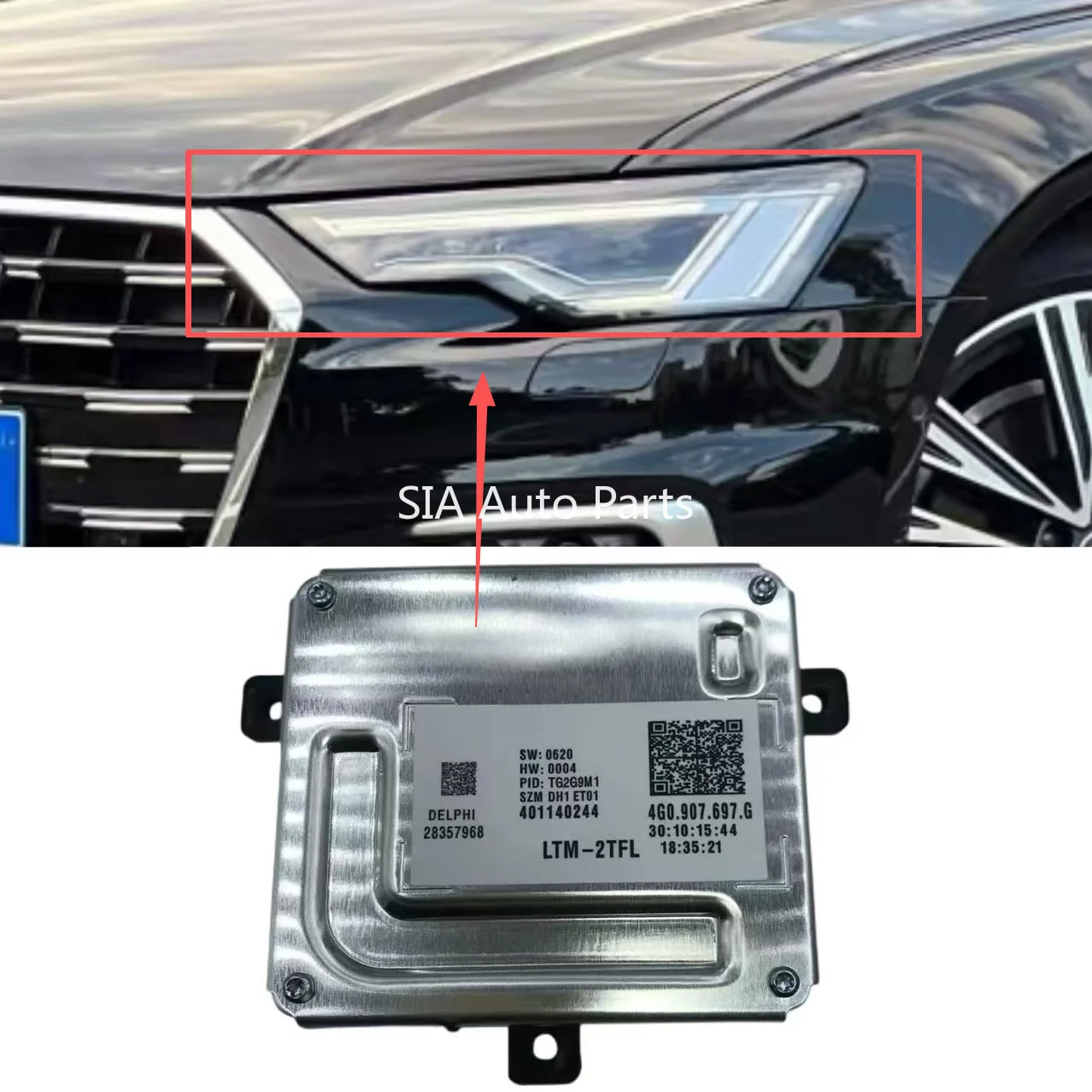 Фото 4G0907697G 4G0.907.697.G Подходит для Audi A6A7R8TT Skoda OCTAVIA III Mingrui модуль дневного света, компьютерные балла №1