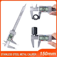 vernier caliper digital 150mm electronic digital caliper lcd micrometer measuring tool for inchmm conversions