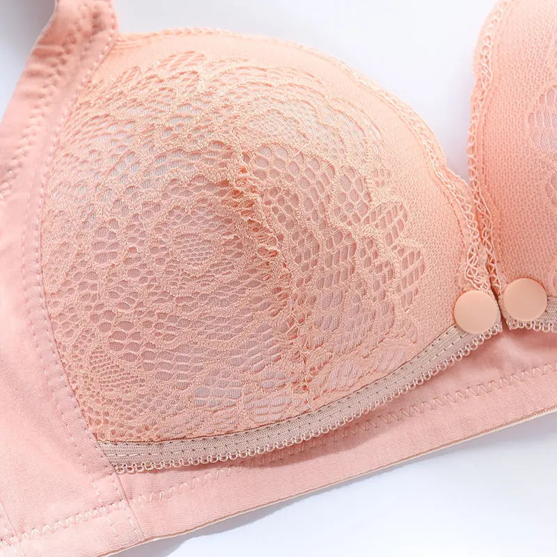 

Maternity Bra Wire Free Front Closure Breastfeeding Nursing Bra Pregnant Women Sleeping Bras Underwear