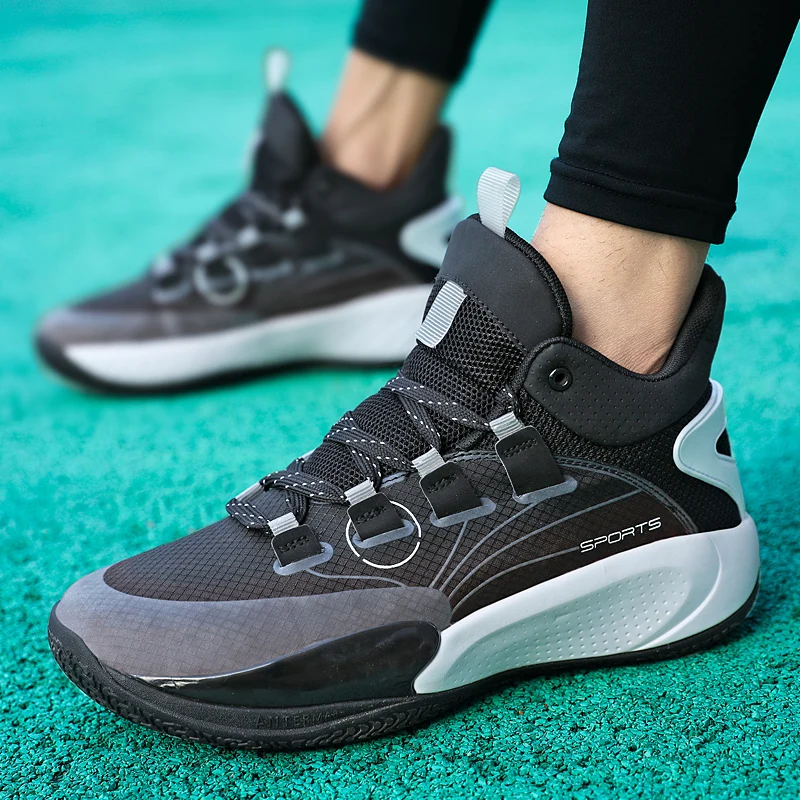 High-quality breathable comfortable anti-slip wear-resistant mesh surface MD+ rubber soled basketball shoes