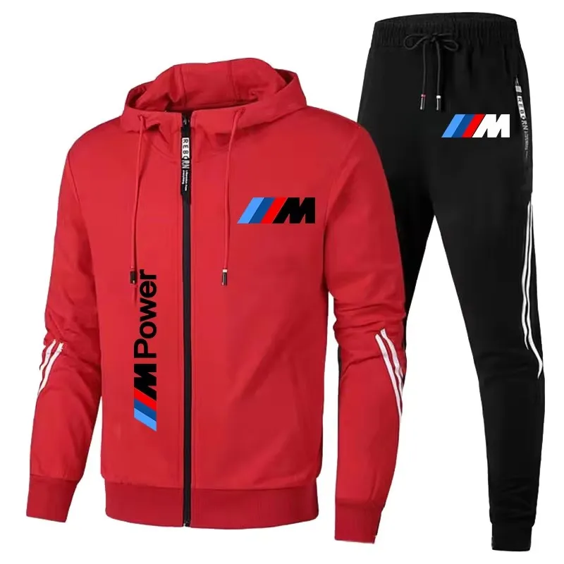 Мужской спортивный костюм BMW M Power Logo Спортивный Мужская осенняя толстовка с