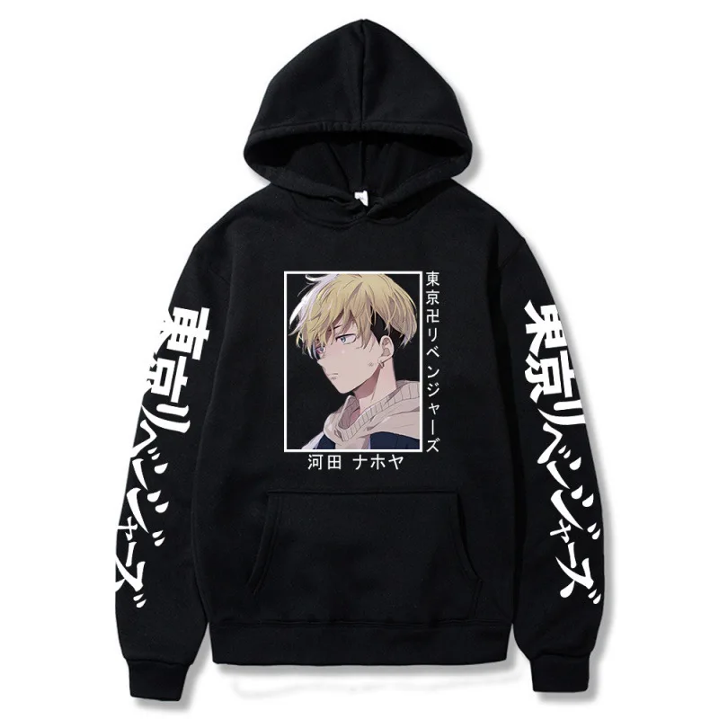 

Anime Tokyo Revengers Kawada Print Hoodie Couple Hooded Pullover Hooded Anime Hoodie Manga Streetwear Sweatshirts Man Sudaderas