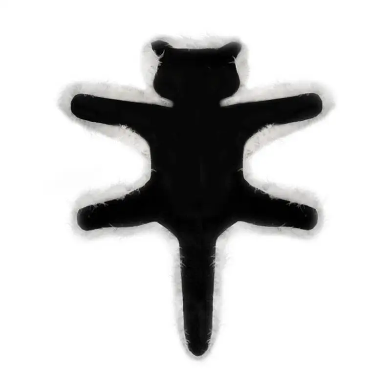 

Cat Front Door Mat Front Door Mats Funny Cat Shape Faux Fur Doormat With Anti-Slip Bottom Perfect For Living Room Bedroom Or