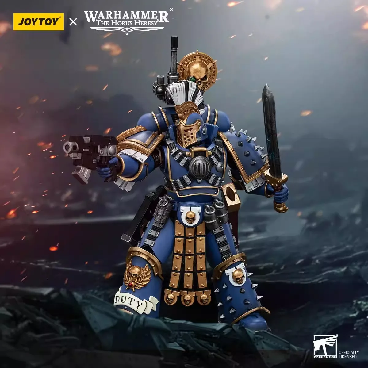 Фото Joytoy Warhammer 1/18 Фигурки Ультрамарины Remus Ventanus Модель игрушки №1