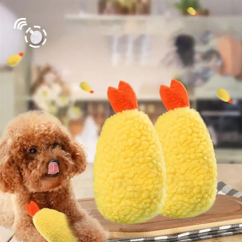 

2PCS Dog Toys Soft Plush Cute Interactive Stuffed Bite Resistant Pet Play Toy Puppy Squeaky Toys Biting Toy For Dog Pet Supplies