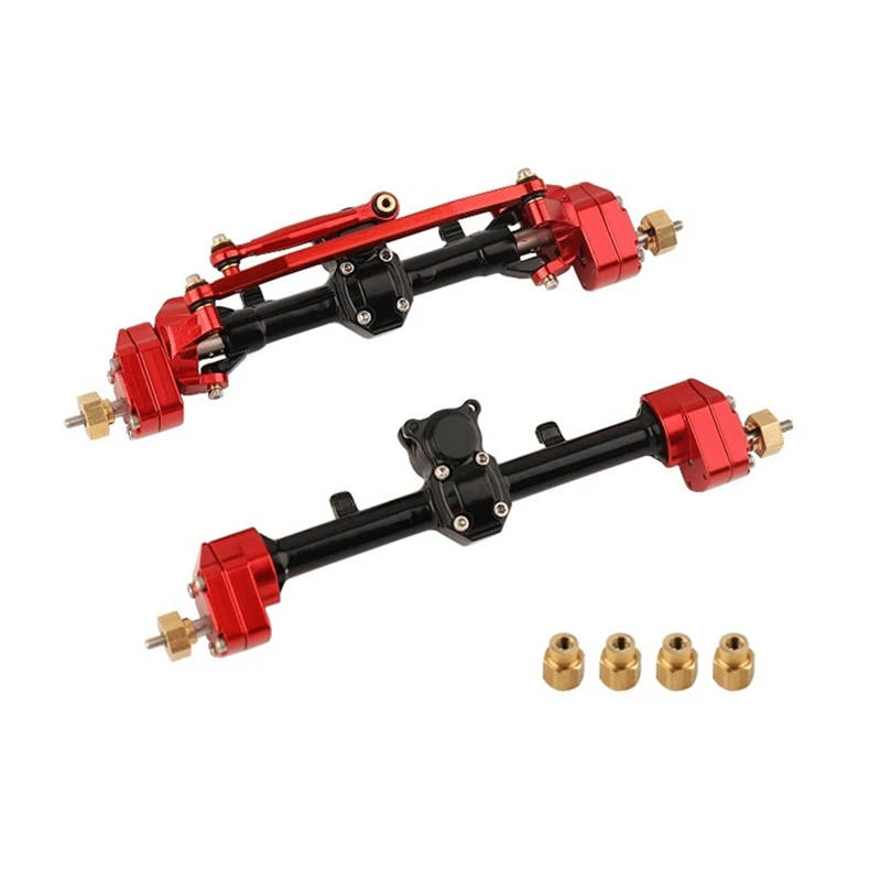 

Metal Front And Rear Portal Axle Set For Axial SCX24 Gladiator JLU Bronco C10 Deadbolt 1/24 RC Crawler Upgrades Parts