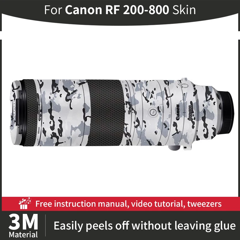 Для Canon 200 800 мм кожа RF 200-800 F6.3-9 объектива камеры защитная пленка для против царапин