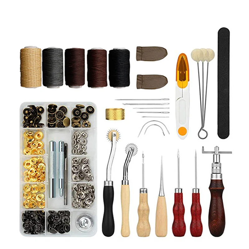 

No.46 Leather Tool DIY Sewing Set Handmade Craft Needlework