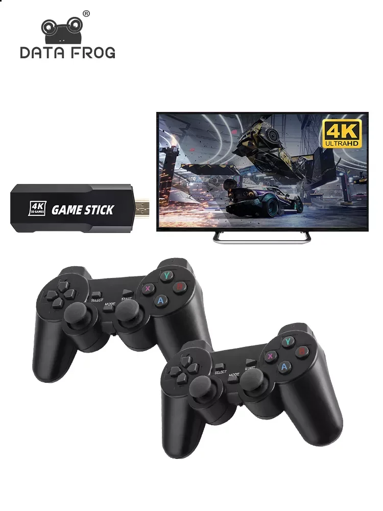 

Y5 Lite Games Retro Game Console 4K Video Game Console 2.4G Double Wireless Controller Game Stick For PSP PS1 GBA