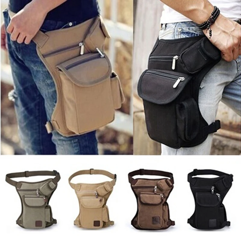 

Riding Hiking Chest Running Sports Bag Outdoor Waterproof Tactical Stylish Military Thigh Pouch Waist Belt Pouch Men Leg Bag