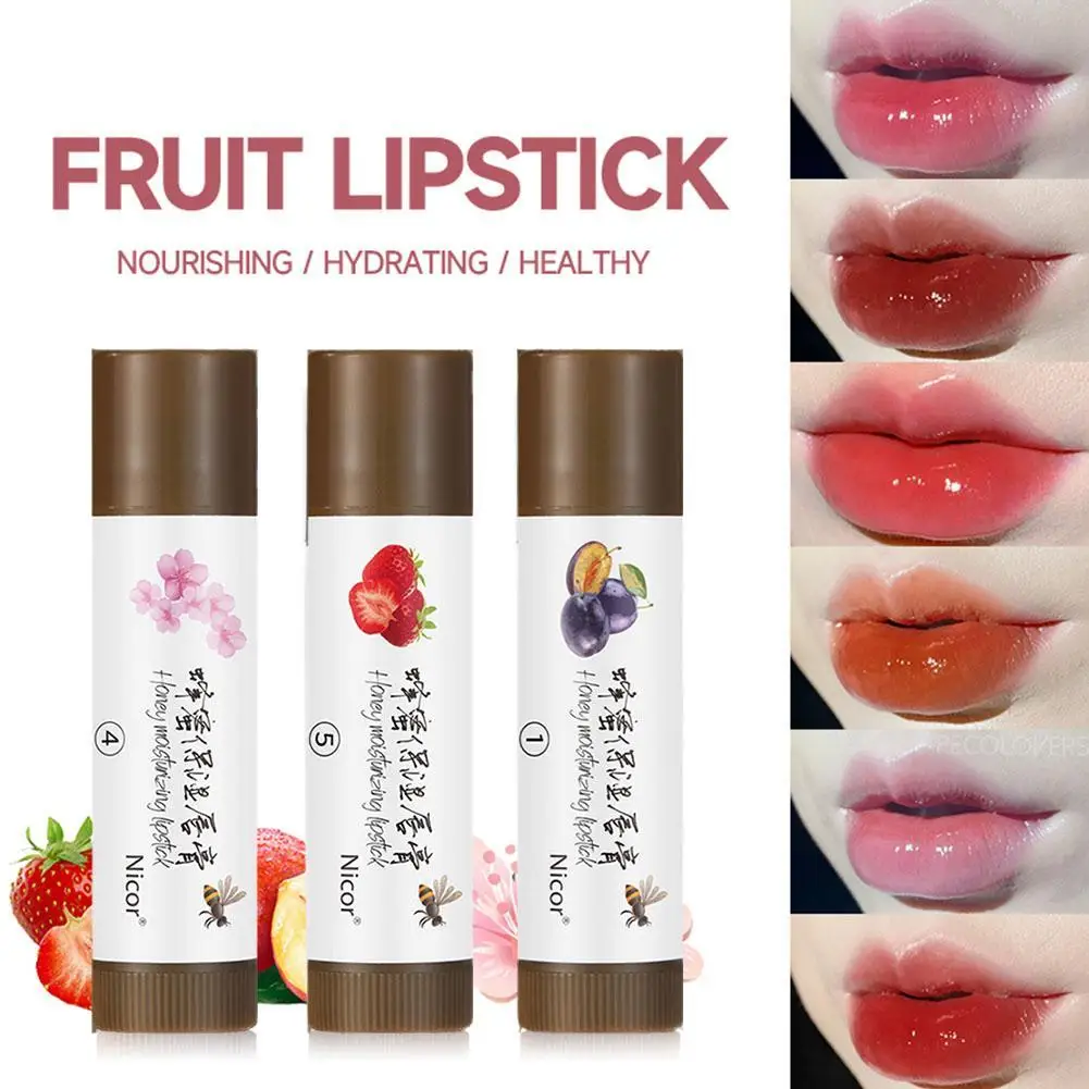 

1/3PCS Warm Color Changing Lip Balm Moisturizing LongLasting Lipstick Lip Care Anti-drying And Cracked Lip Film Lip Care