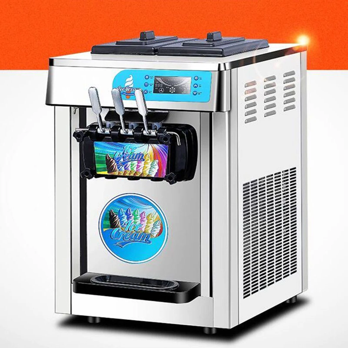 Держатели из трех металлических ручек для замены мягких машин мороженого GS BMQL MQL