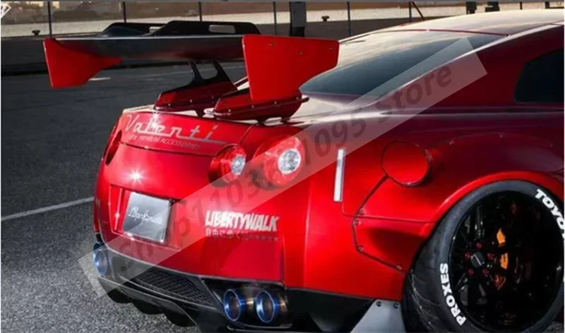 Настоящее углеродное волокно задний диффузор спойлер багажника для Nissan GTR R35