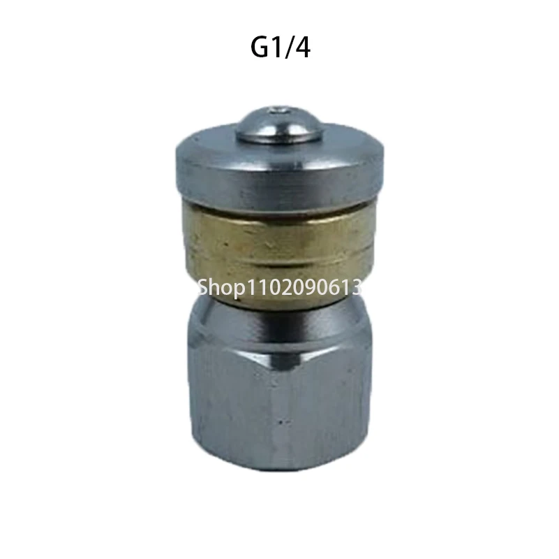 

Мойка высокого давления из нержавеющей стали G1/4 G3/8 и аксессуар Bsp 1/4 G3/8, впускной шланг с 3 соплом, металлическая сопла, вращающаяся сопла для канализации