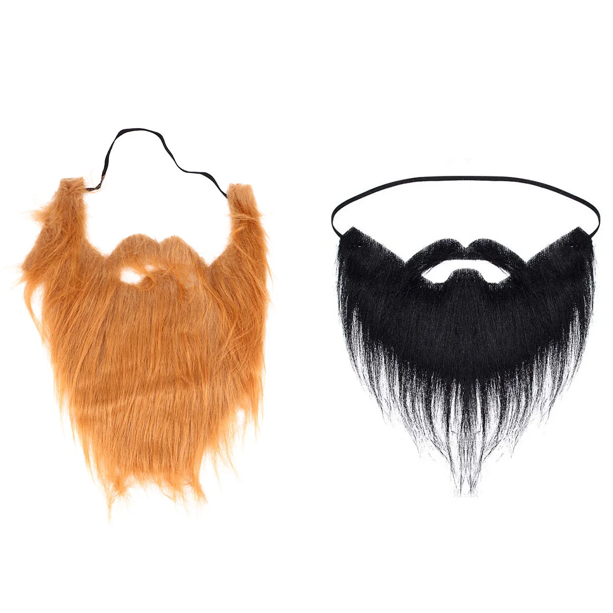 

2 Pcs False Adult Pirate Costume Fake Mustache Whisker Halloween Costumes Men Beard Party Supplies
