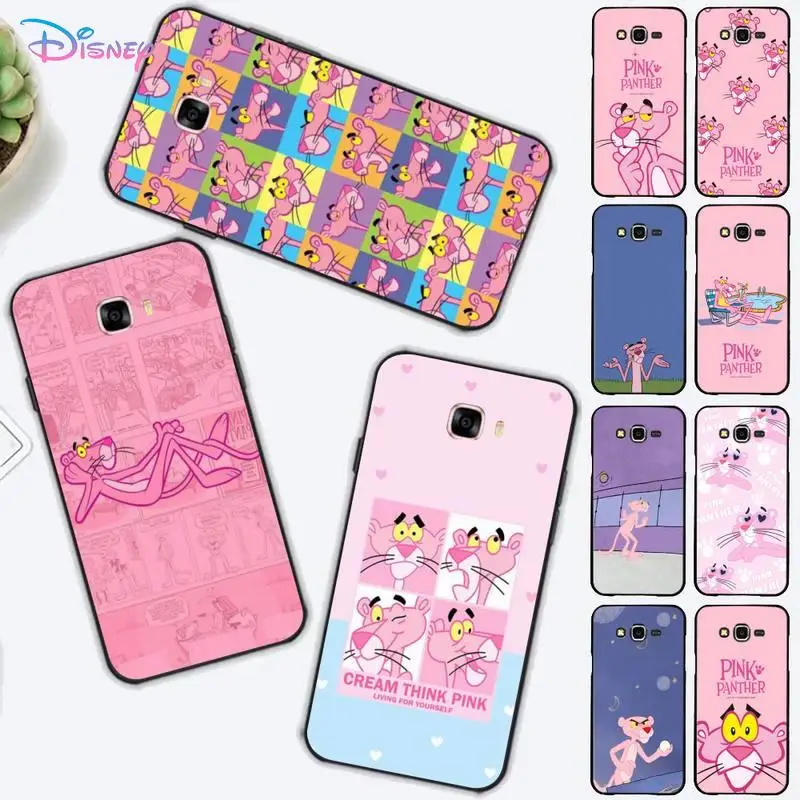 

Disney Pink Panther Phone Case for Samsung J 2 3 4 5 6 7 8 prime plus 2018 2017 2016 core