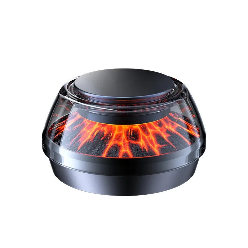 Фото Автомобильный диффузор Volcano Car Diffuser Mount Volcanic Iceberg - очиститель воздуха, работающий на солнечной энергии, с ароматами леса и цветов, элегантный автомобильный аксессуар. №3