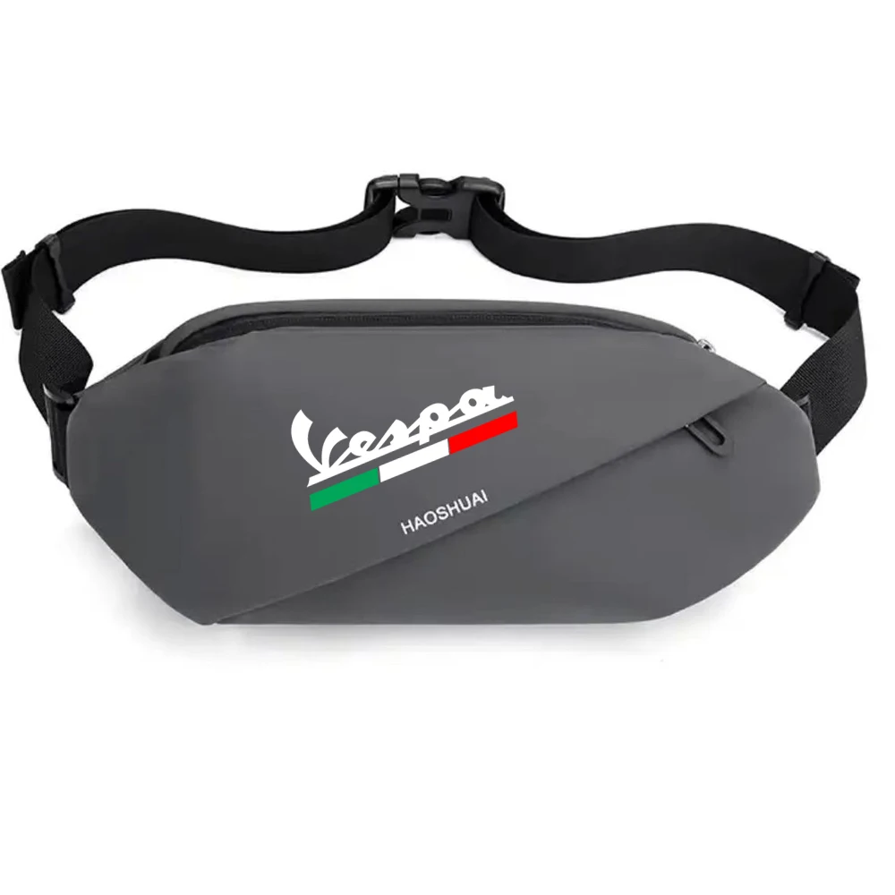 FOR  Vespa Motorcycle 2023 new men's fashion multifunctional waterproof cross-body bag men's chest bag