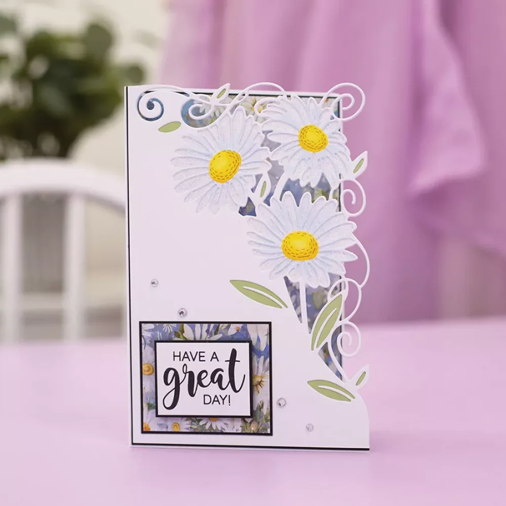 Металлические штампы Lucky Goddess коллекция угловых краев сделай сам скрапбукинг