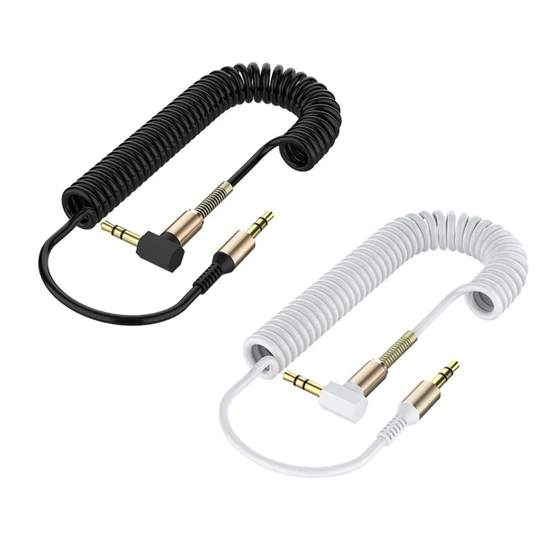 

Audio Connecting Cord Practical High Fidelity Elastic 3.5mm Jack Male to Male Laptop Audio AUX Cable for Home Theater