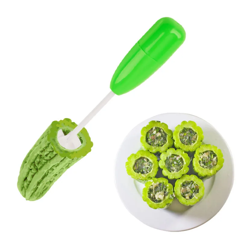 

4pcs/set Vege Drill Vegetable Spiral Cutter Spiralizer Digging Device Corer Device For Stuffed Vegetables Kitchen Accessories