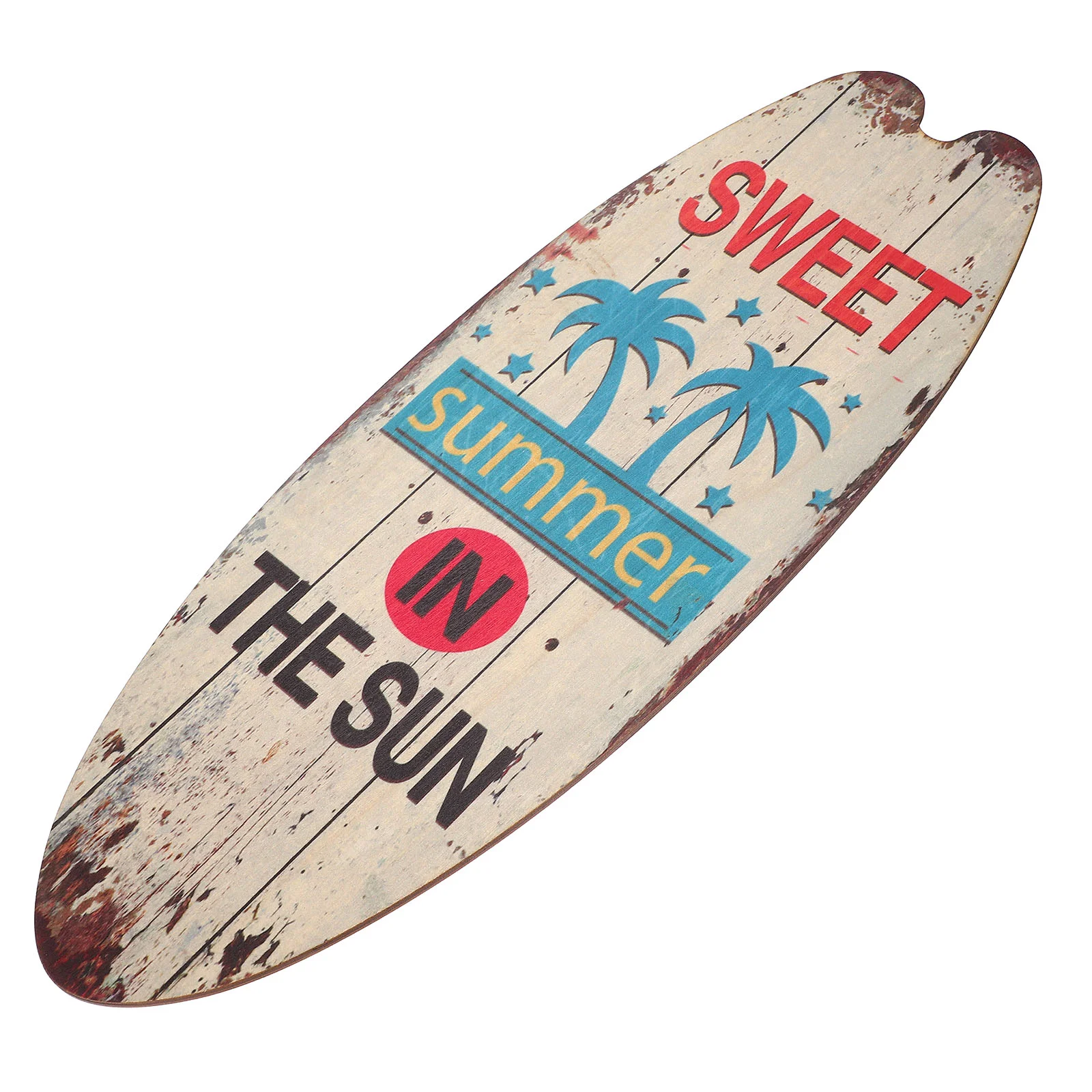 

Surfboard Sign Beach Wall Decor Wooden Plaque Hanging Wood Decoration Signs Coastal Summer Nautical Party Board Welcome