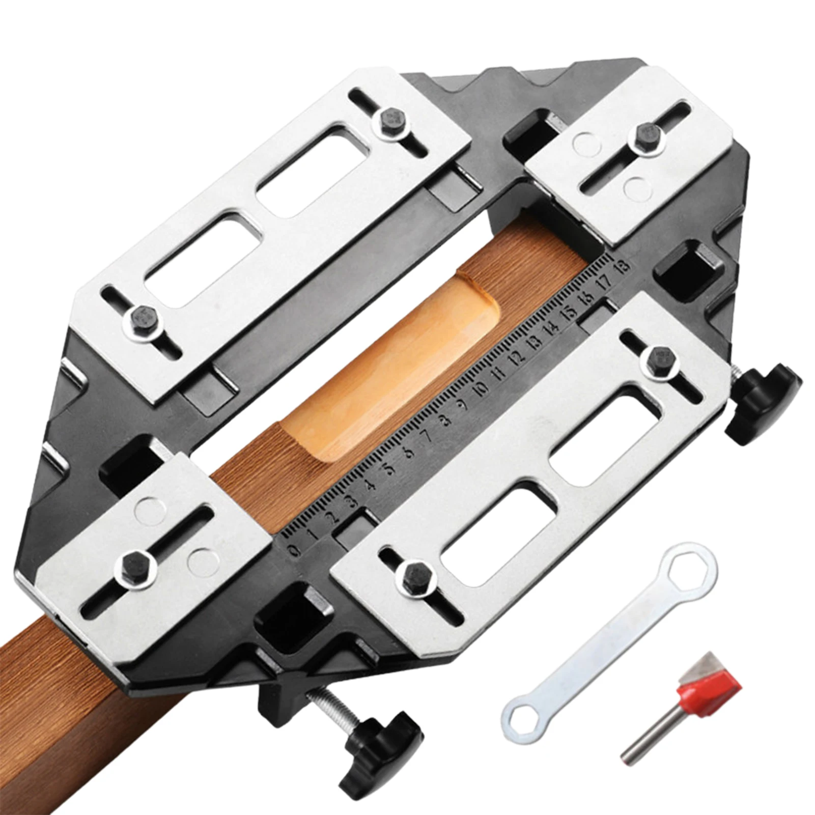 

Door Hinge Template Jig Woodworking Locator Drill Positioning Firm Support Woodwork Tools