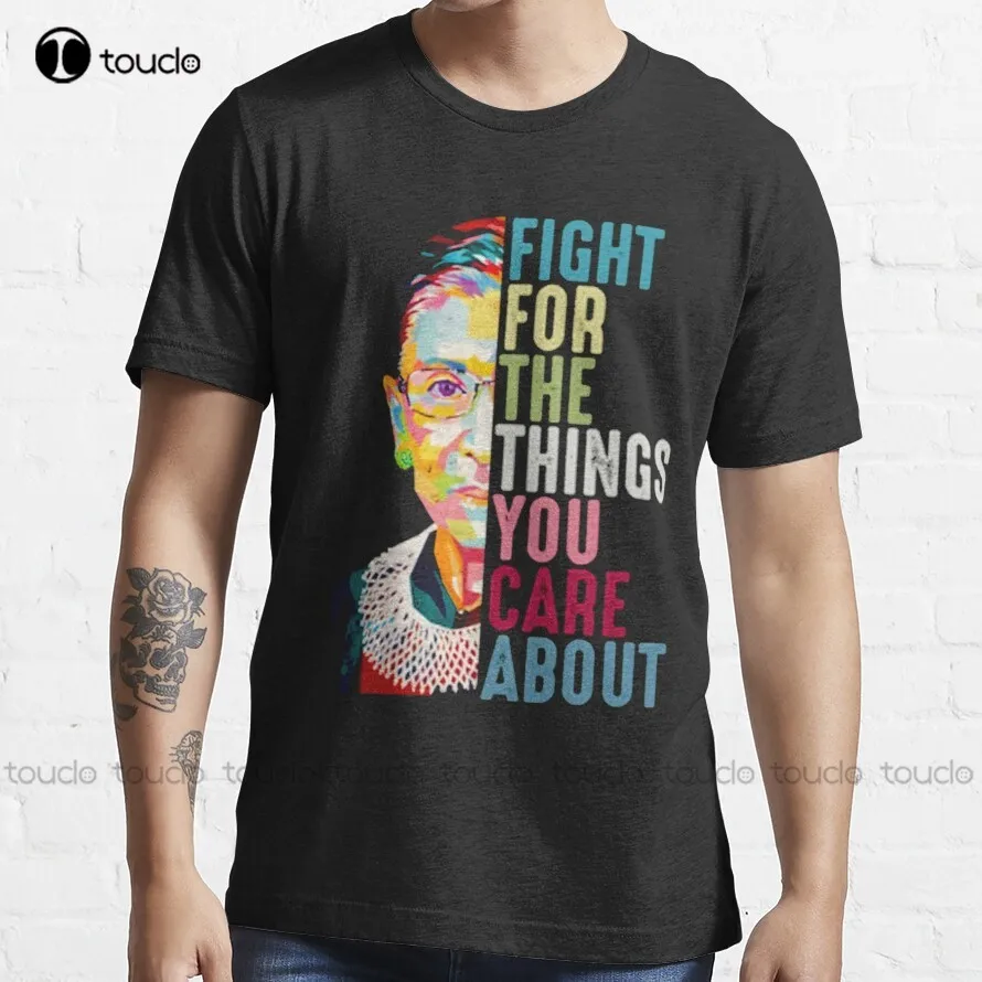 

Vintage Fight For The Things You Care About Rbg Ruth B Trending T-Shirt Ruth Bader Ginsburg Comfort Colors Tshirt Xs-5Xl Unisex