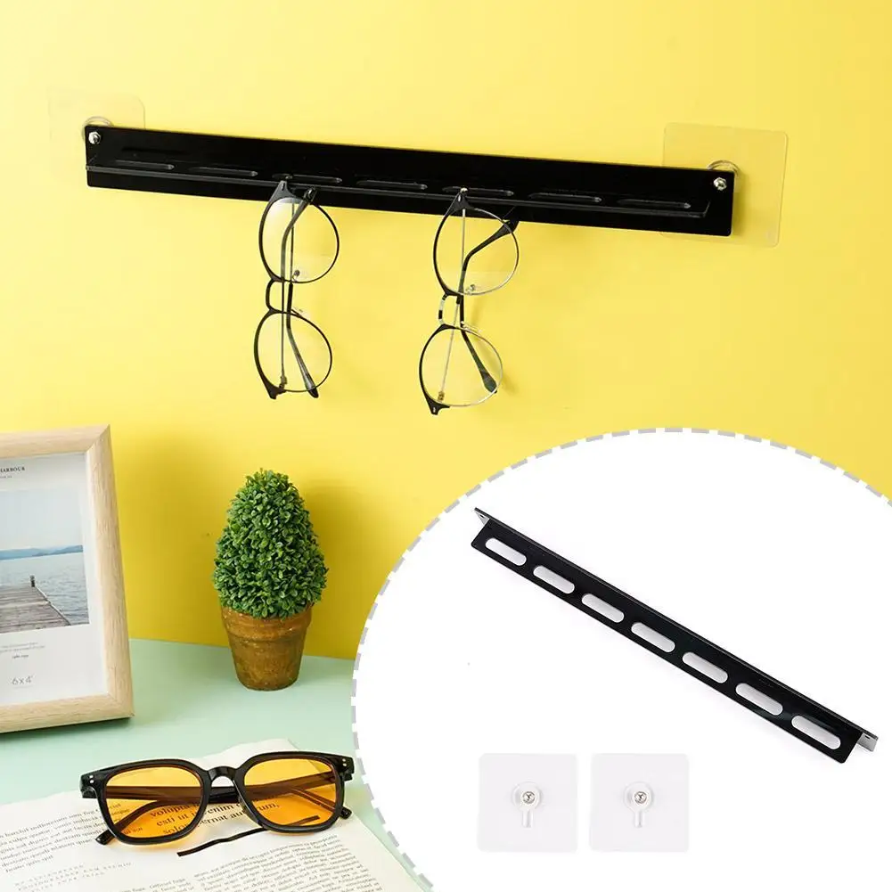 

Wall Mounted Acrylic Sunglasses Organizer Storage Eyeglasses Holder Hanging Eyewear Display Rack Jewelry Shelf