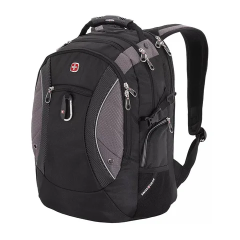 Рюкзак Swissgear 15'' чёрный/серый 35х23х48 см 39 л | Багаж и сумки