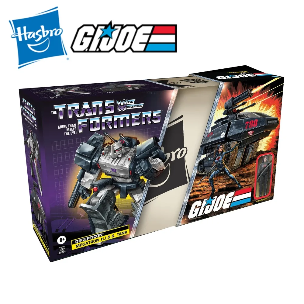 Хасбро Г.И. Joe X Transformers Коллекционная DECEPTICON MEGATRON HISS TANK Баронесса Фигурки Коллекция