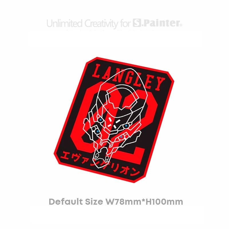 

EVANGELION EVA 00 01 02 06 08, автомобильные наклейки, аксессуары, светоотражающая крышка топливного бака автомобиля в стиле аниме, водонепроницаемые наклейки, украшение