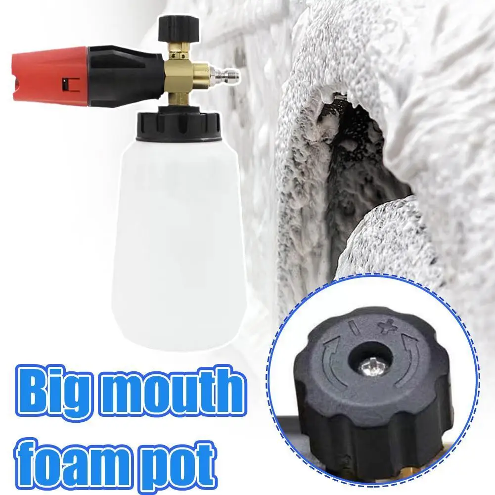 

Car Wash Accessories High Pressure Washer Foam Cannon Snow Foam Lance 1/4 Quick Connection For Car Wash Water Gun R8B1